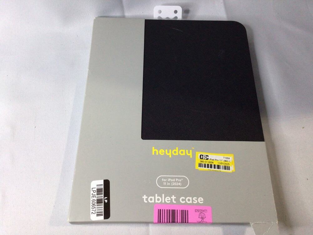 iPad Pro 11" (M4) Case - Heyday™ Black Saffiano